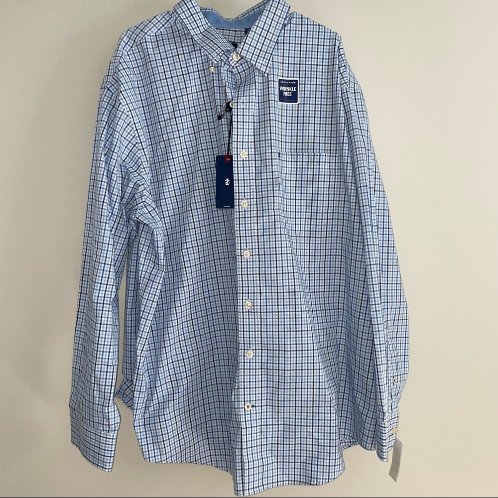 IZOD Mens Button Down Shirt 2XLT NWT